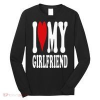 I Love My Girlfriend Gf I Heart My Girlfriend GF Long Sleeve Shirt thumb 0