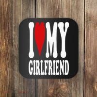 I Love My Girlfriend Gf I Heart My Girlfriend GF Coaster thumb 0