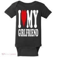I Love My Girlfriend Gf I Heart My Girlfriend GF Baby Bodysuit thumb 0