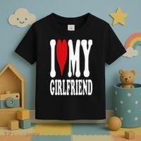 I Love My Girlfriend Gf I Heart My Girlfriend GF Toddler T-Shirt thumb 3