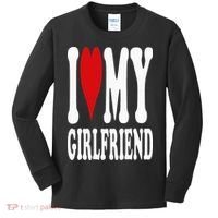 I Love My Girlfriend Gf I Heart My Girlfriend GF Kids Long Sleeve Shirt thumb 0