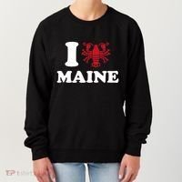 I Love Maine Heart As Lobster Women's Sweatshirt thumb 0