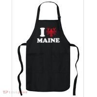 I Love Maine Heart As Lobster Apron thumb 0