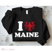 I Love Maine Heart As Lobster Sweatshirt thumb 2