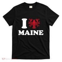 I Love Maine Heart As Lobster T-Shirt thumb 0