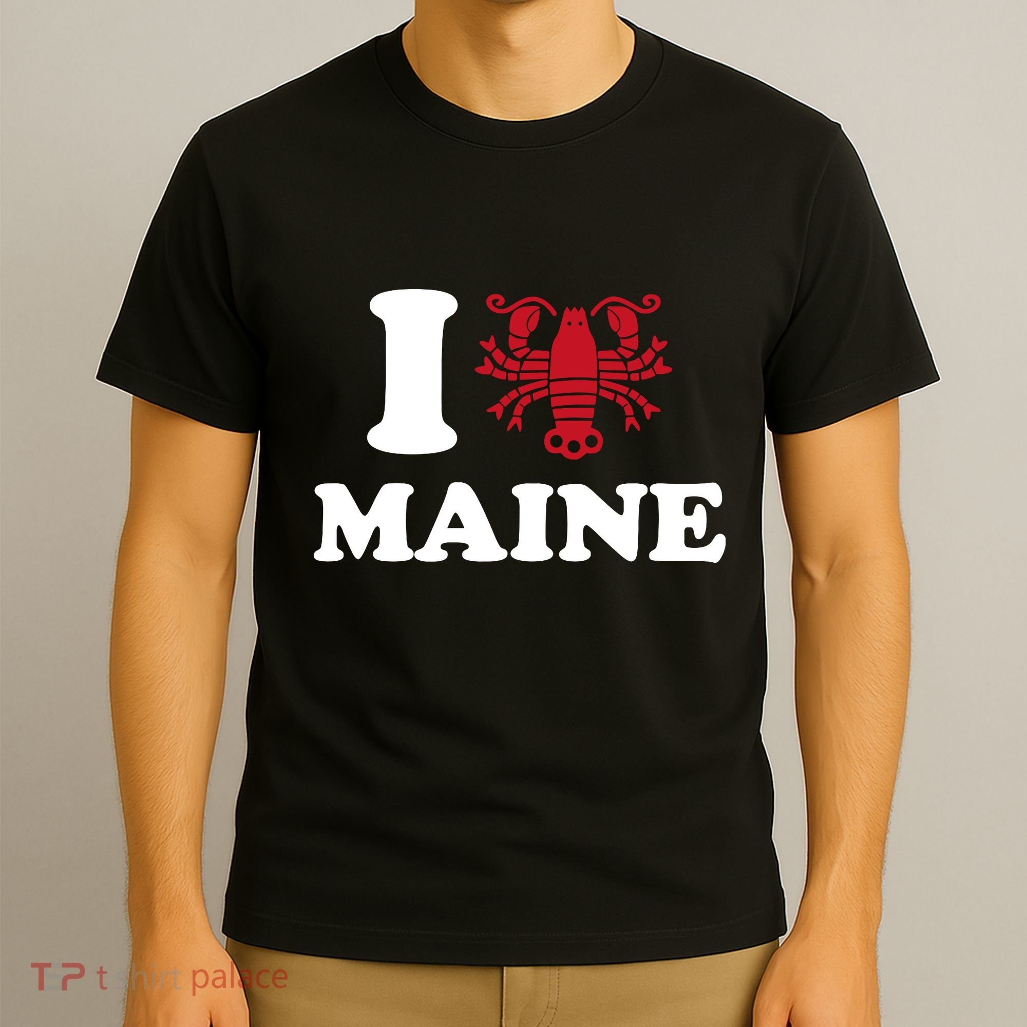 I Love Maine Heart As Lobster T-Shirt