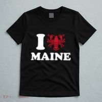 I Love Maine Heart As Lobster T-Shirt thumb 5