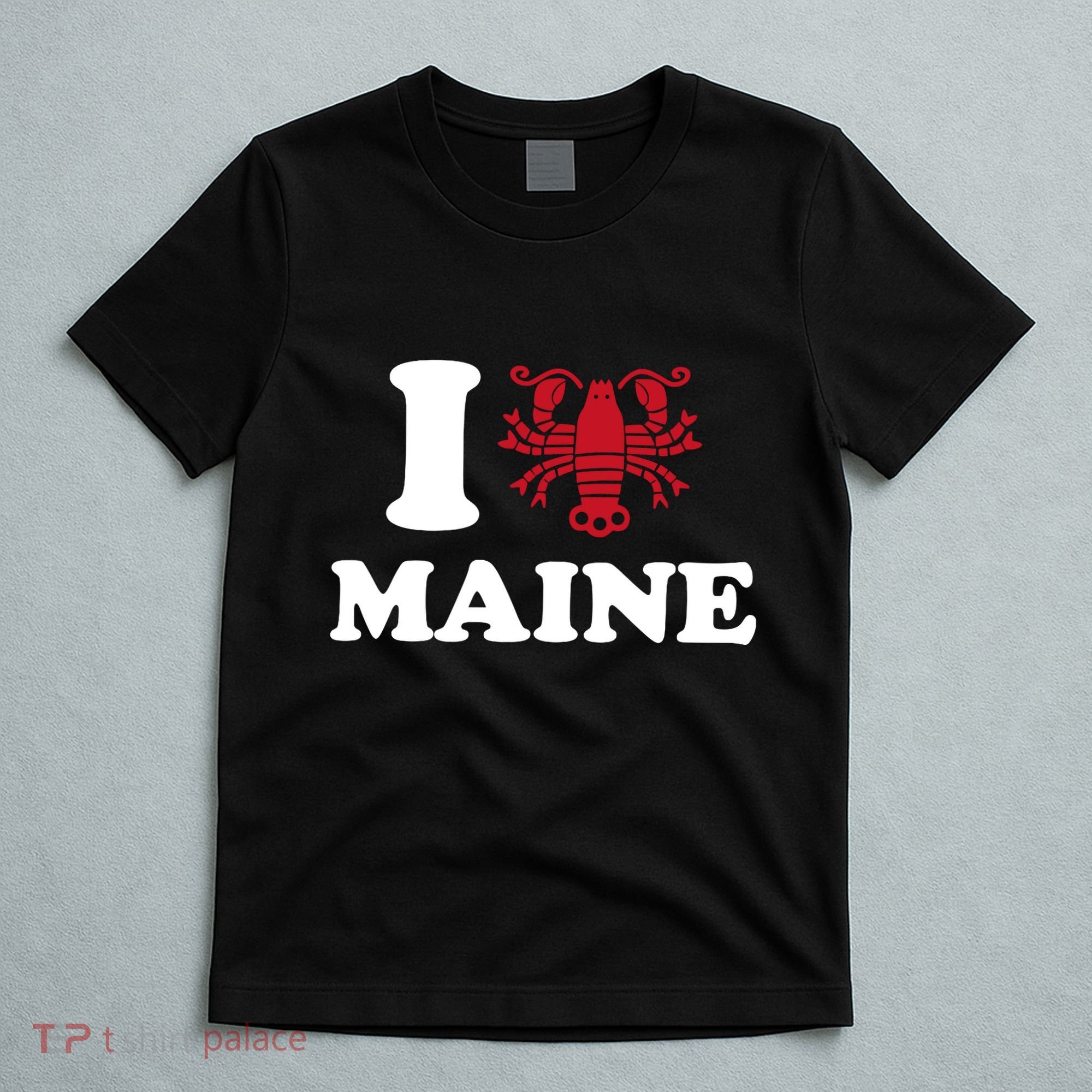 I Love Maine Heart As Lobster T-Shirt