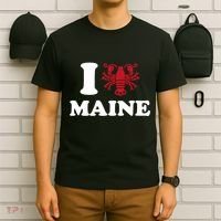 I Love Maine Heart As Lobster T-Shirt thumb 6
