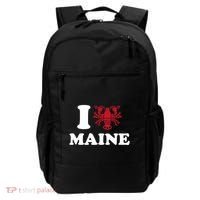 I Love Maine Heart As Lobster Backpack thumb 0