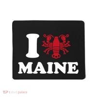 I Love Maine Heart As Lobster Mousepad thumb 0