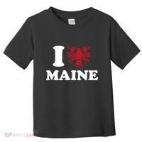 I Love Maine Heart As Lobster Toddler T-Shirt thumb 0