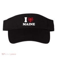 I Love Maine Heart As Lobster Visor thumb 0