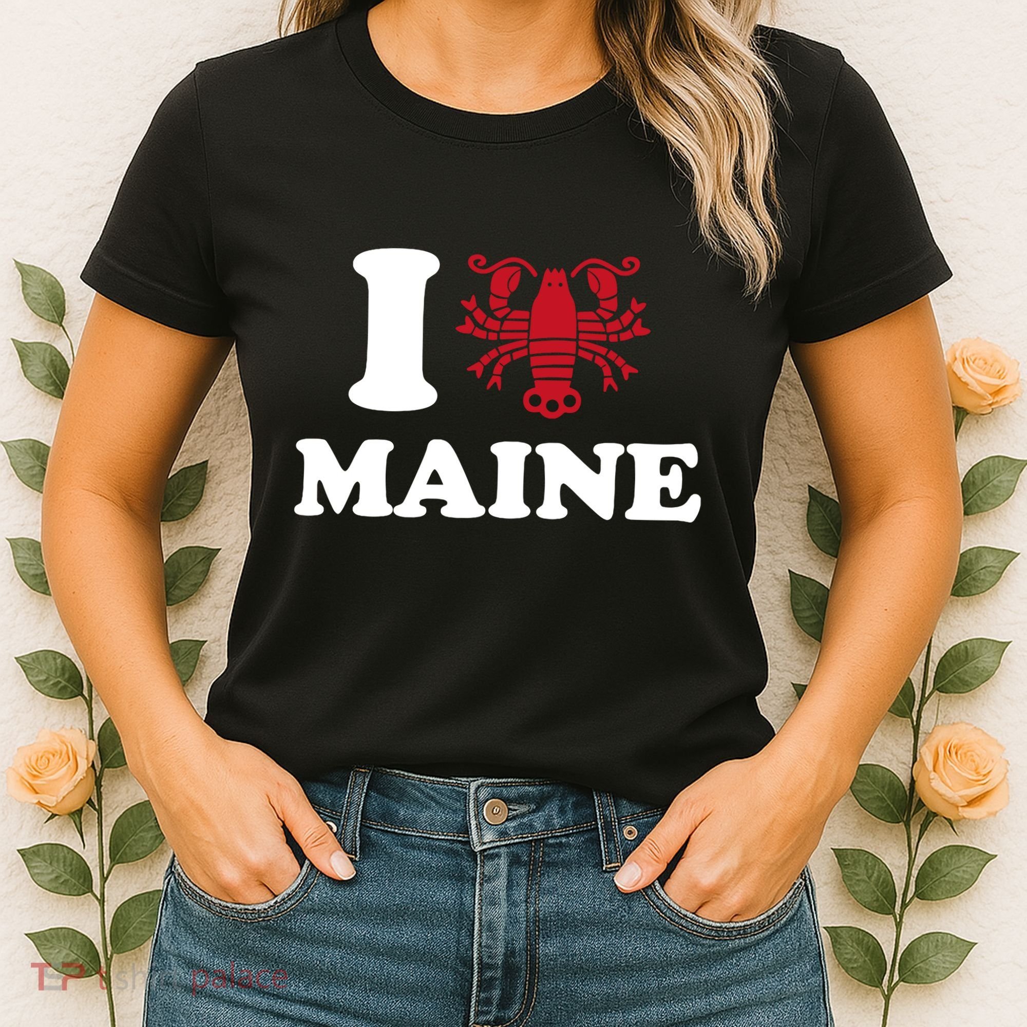 I Love Maine Heart As Lobster Women's T-Shirt