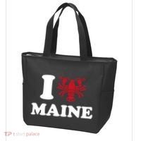 I Love Maine Heart As Lobster Tote Bag thumb 3