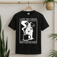 I Like My Coffee How I Like My Magic T-Shirt thumb 2