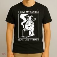 I Like My Coffee How I Like My Magic T-Shirt thumb 3