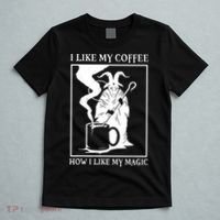 I Like My Coffee How I Like My Magic T-Shirt thumb 5