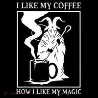 I Like My Coffee How I Like My Magic Women's Hoodie thumb 2