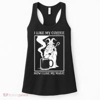 I Like My Coffee How I Like My Magic Women's Tank Top thumb 0