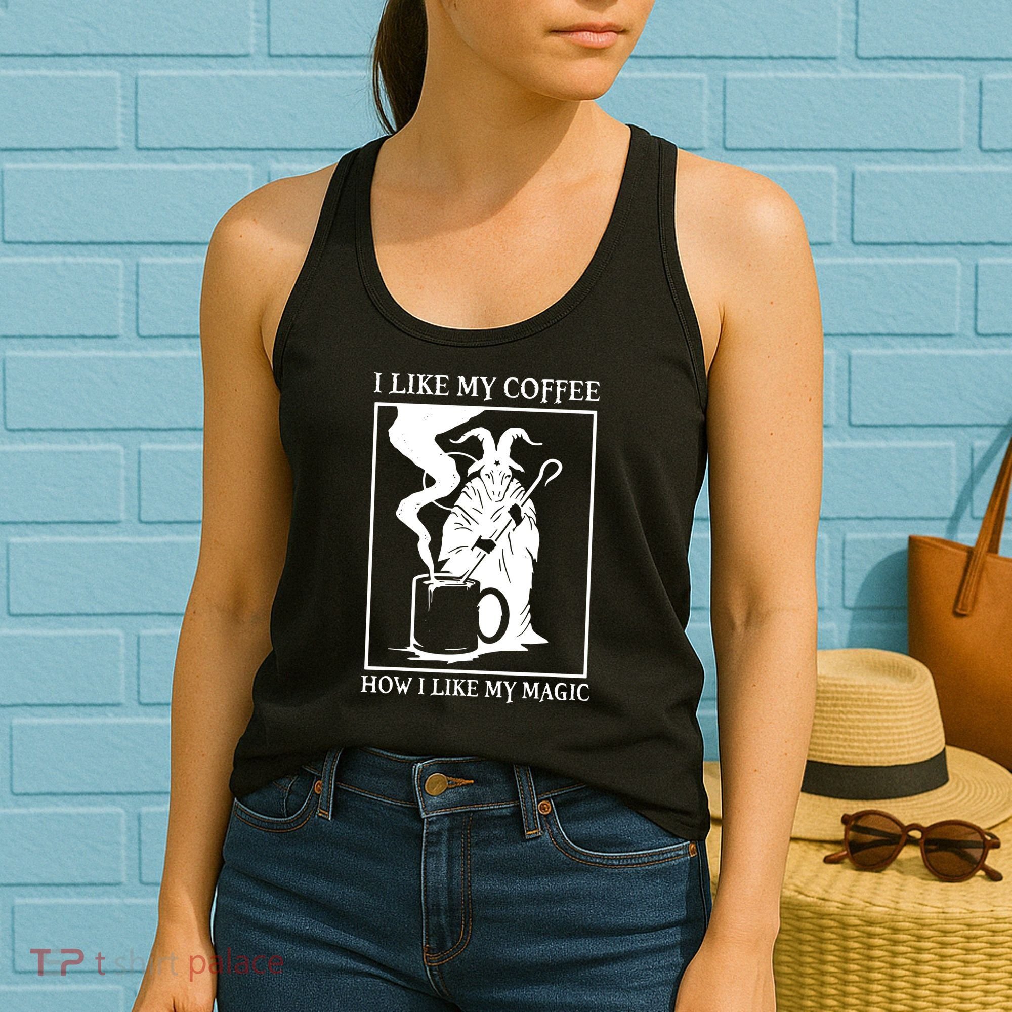 I Like My Coffee How I Like My Magic Women's Tank Top