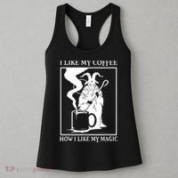 I Like My Coffee How I Like My Magic Women's Tank Top thumb 3