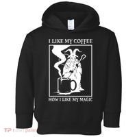 I Like My Coffee How I Like My Magic Toddler Hoodie thumb 0