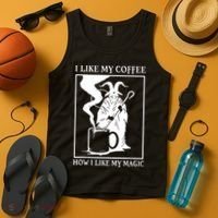 I Like My Coffee How I Like My Magic Tank Top thumb 4
