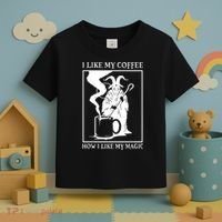 I Like My Coffee How I Like My Magic Toddler T-Shirt thumb 3