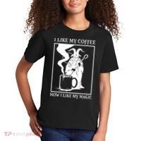 I Like My Coffee How I Like My Magic Kids T-Shirt thumb 2