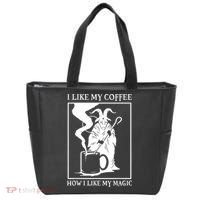 I Like My Coffee How I Like My Magic Tote Bag thumb 0