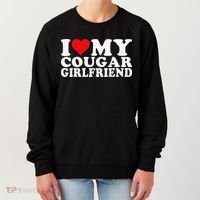 I Love My Cougar Girlfriend I Heart My Cougar Girlfriend Women's Sweatshirt thumb 0