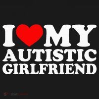 I Love My Autistic Girlfriend I Heart My Gf With Autism Ornament thumb 1
