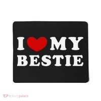 I Love My Bestie I Heart My Bestie Mousepad thumb 0