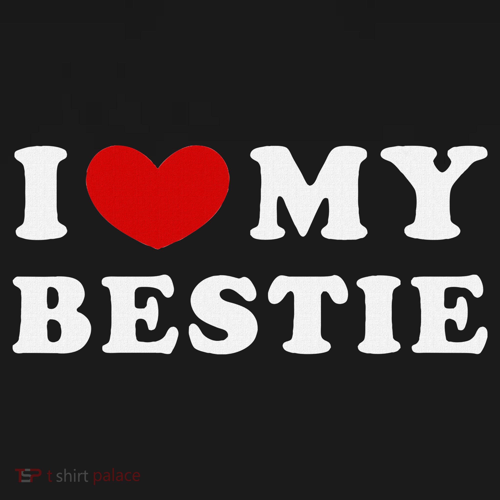 I Love My Bestie I Heart My Bestie Women's Tank Top