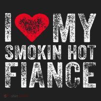 I Love My Smoking Hot Fiance Funny Women's Sweatshirt thumb 2