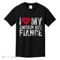 I Love My Smoking Hot Fiance Funny Kids T-Shirt thumb 0