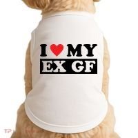 I Love My Ex GF Funny Doggie Tank thumb 0