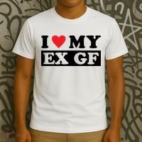I Love My Ex GF Funny T-Shirt thumb 3