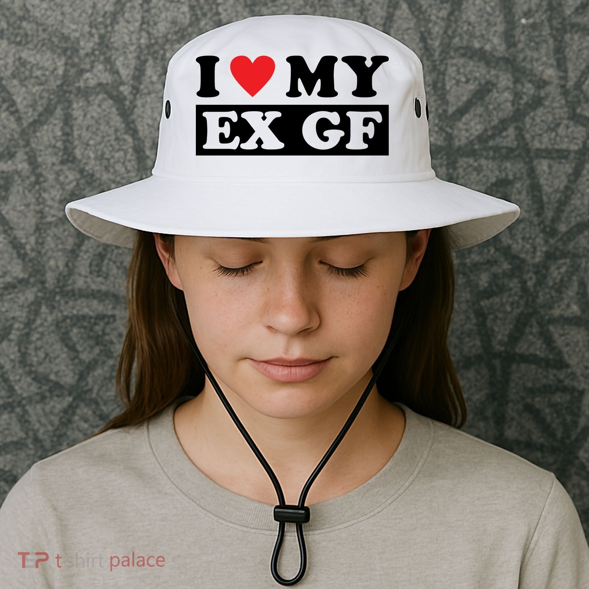 I Love My Ex GF Funny Bucket Hat