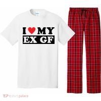 I Love My Ex GF Funny Pajama Set thumb 0