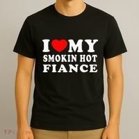 I Love My Smoking Hot Fiance T-Shirt thumb 3