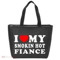 I Love My Smoking Hot Fiance Tote Bag thumb 0