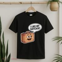I Like My Suitcase Funny Meme Sayings T-Shirt thumb 2