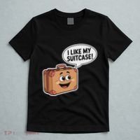 I Like My Suitcase Funny Meme Sayings T-Shirt thumb 5