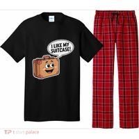 I Like My Suitcase Funny Meme Sayings Pajama Set thumb 0