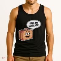 I Like My Suitcase Funny Meme Sayings Tank Top thumb 3