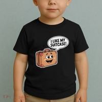 I Like My Suitcase Funny Meme Sayings Toddler T-Shirt thumb 2