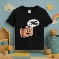 I Like My Suitcase Funny Meme Sayings Toddler T-Shirt thumb 3