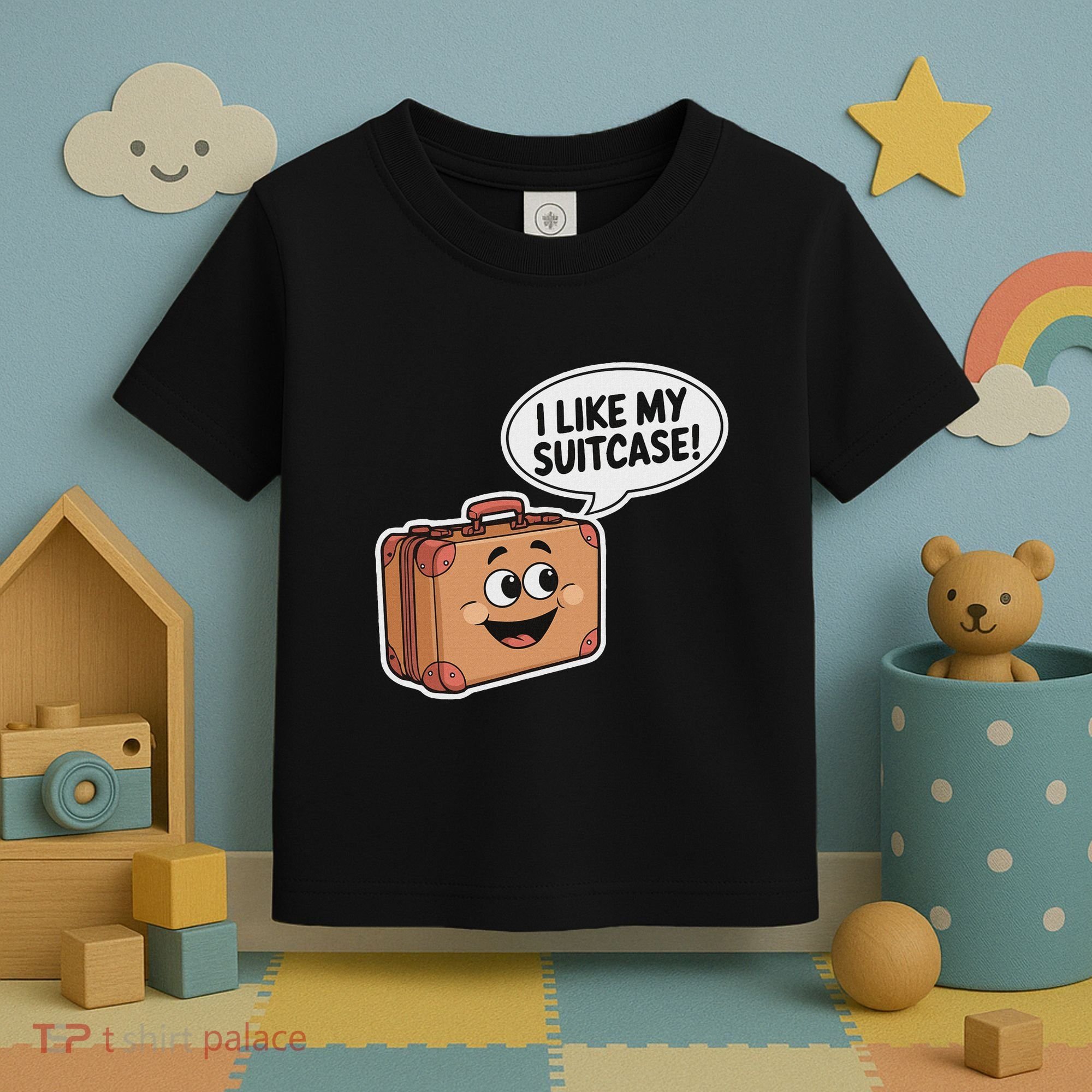 I Like My Suitcase Funny Meme Sayings Toddler T-Shirt